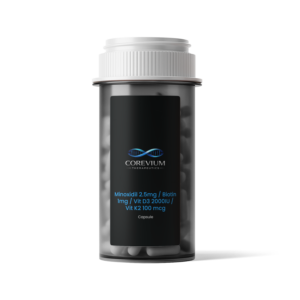 Minoxidil 2.5mg / Biotin 1mg / Vit D3 2000IU / Vit K2 100 mcg